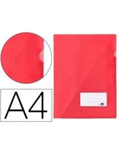 CARPETA LIDERPAPEL DOSSIER A4 UÑERO ROJA