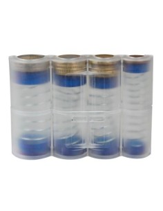 PORTAMONEDAS Q-CONNECT CON MUELLE VALIDO PARA 8 FRACCIONES DE EUROS