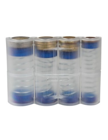 PORTAMONEDAS Q-CONNECT CON MUELLE VALIDO PARA 8 FRACCIONES DE EUROS