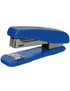 GRAPADORA Q-CONNECT KF11064 PLASTICO AZUL CAPACIDAD 25 HOJAS