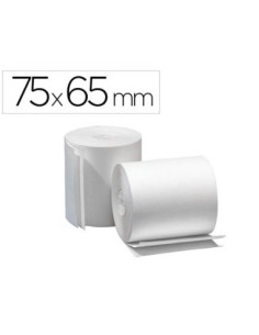 ROLLO SUMADORA Q-CONNECT ELECTRO 75 MM ANCHO X 65 MM DIAMETRO COPIATIVO CON 2 HOJASSIN BISFENOL A