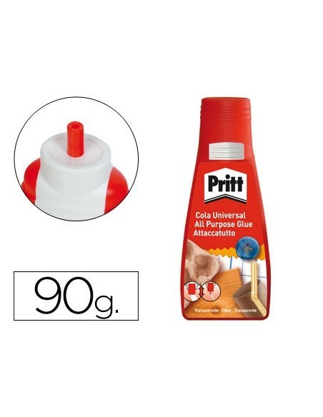 PEGAMENTO PRITT COLA UNIVERSAL TRANSPARENTE BOTE DE 100 GR