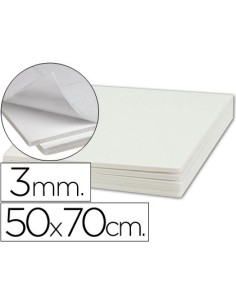 CARTON PLUMA LIDERPAPEL ADHESIVO 1 CARA 50X70 CM ESPESOR 3 MM