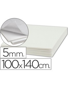 CARTON PLUMA LIDERPAPEL ADHESIVO 1 CARA 100X140 CM ESPESOR 5 MM
