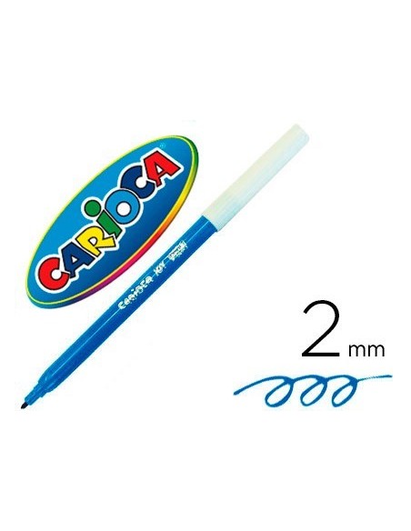 ROTULADOR CARIOCA AZUL UNIDAD