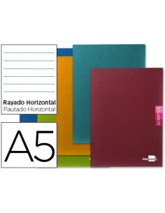 LIBRETA LIDERPAPEL SCRIPTUS A5 PLUS 48 HOJ. 90G/M2 HORIZONTALCON MARGEN