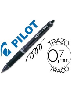 BOLIGRAFO PILOT ACROBALL NEGRO TINTA ACEITE PUNTA DE BOLA DE 1,0MM RETRACTIL