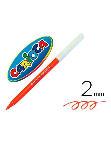 ROTULADOR CARIOCA ROJO UNIDAD