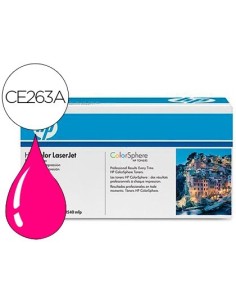 TONER HP COLOR LASERJET CP4025/CP4525 -CE263A- MAGENTA 11.000 PAGS