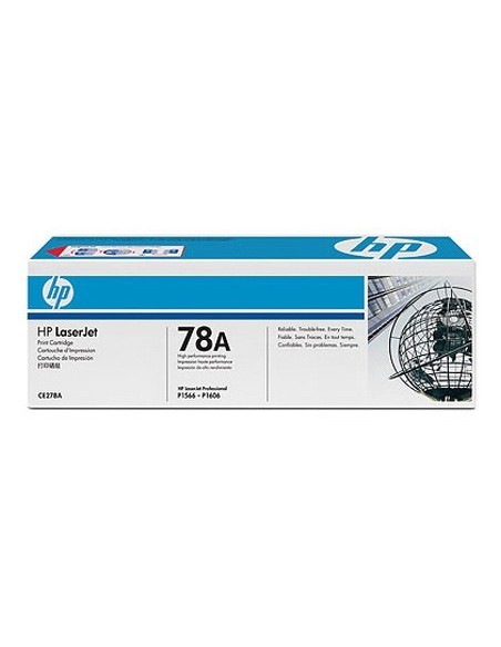 TONER HP LASERJET P1500/P1560/P1600 -CE278A- NEGRO 2.100 PAGS