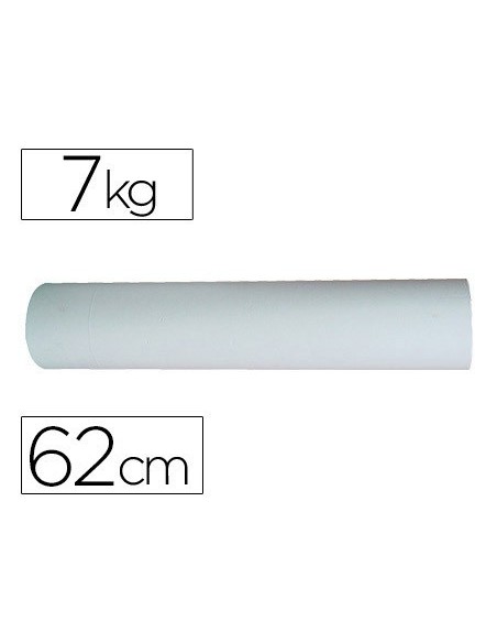 PAPEL BLANCO BOBINA DE 62 CM 7 KG