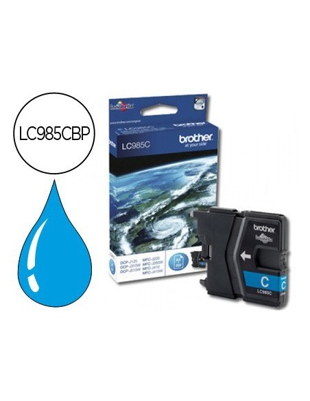 INK-JET BROTHER LC-985C CIAN DCP-J125/DCP-J315W MFC-J265W/MFC-J410/MFC-J415W