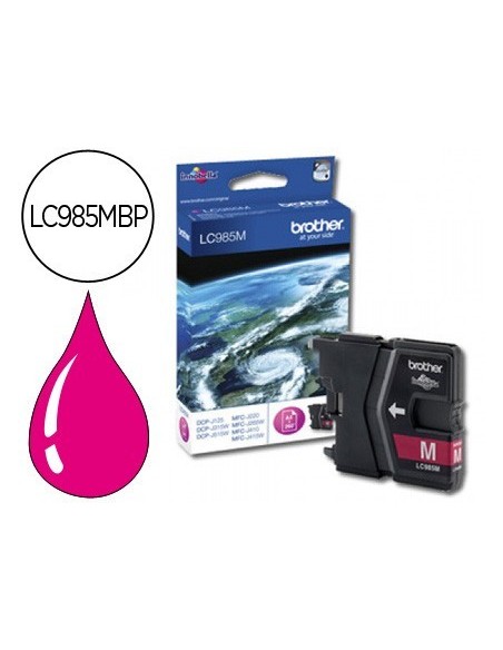 INK-JET BROTHER LC-985M MAGENTA DCP-J125/DCP-J315W MFC-J265W/MFC-J410/MFC-J415W