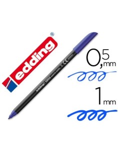 ROTULADOR EDDING PUNTA FIBRA 1200 AZUL N.3 PUNTA REDONDA 0.5 MM