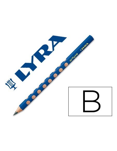 LAPICES DE GRAFITO LYRA GROOVE TRIANGULAR MINA B DE 4,25 MM