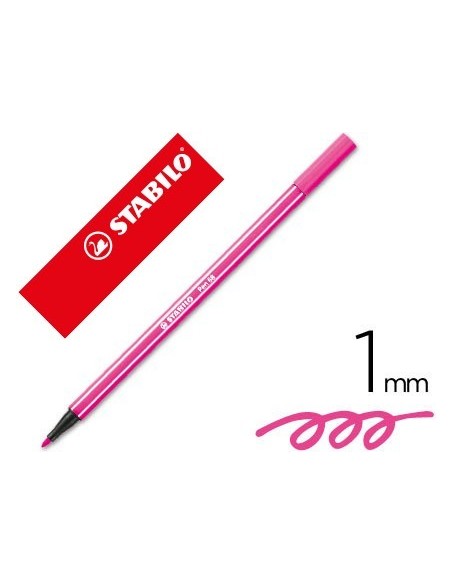 ROTULADOR STABILO ACUARELABLE PEN 68 ROSA 1 MM