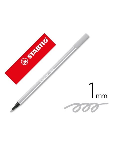 ROTULADOR STABILO ACUARELABLE PEN 68 GRIS AZULADO PALIDO 1 MM