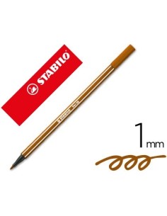 ROTULADOR STABILO ACUARELABLE PEN 68 MARRON 1 MM