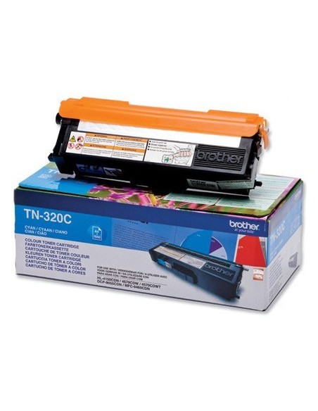 TONER BROTHER TN-320C CIAN -1,500PAG- HL-4140CN HL-4150CDN HL-4570CDW DCP-9055CDN DCP-9270CDW