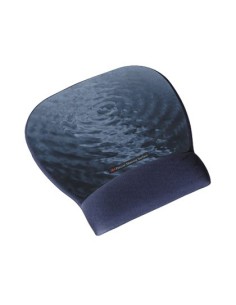 REPOSAMUÑECAS 3M PARA RATON COLOR AZUL MOTIVO AGUA CON SUPERFICIE DE PRECISION MW311BE