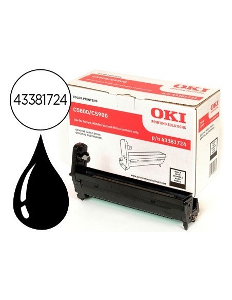TAMBOR OKI C5800 C5900 C5550 NEGRO -20.000 PAG-