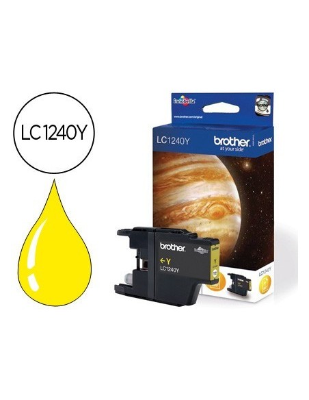 INK-JET BROTHER LC-1240Y AMARILLO -600PAG- MFC-J6510DW MFC-J6710DW MFC-J6910DW