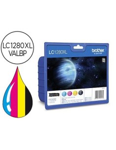 INK-JET BROTHER LC-1280XL PACK 4 COLORES - MFC-J6510DW MFC-J6710DW MFC-J6910DW