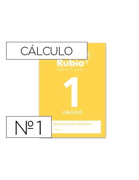 CUADERNO RUBIO ENTRENA TU MENTE ESTIMULACION COGNITIVA CALCULO 1