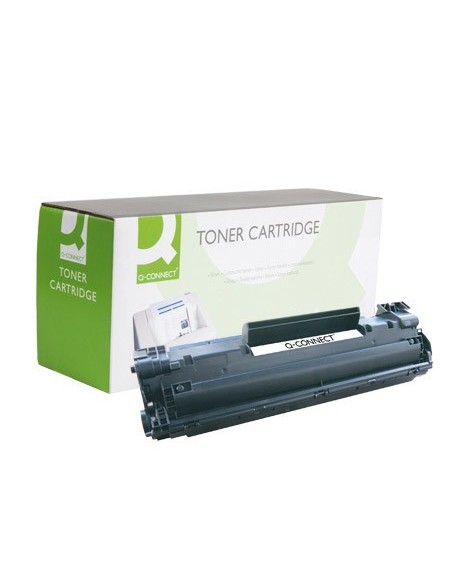 TONER Q-CONNECT COMPATIBLE HP CB436A LASERJET /P1505N/M1120MFP/M1522MFP/MFP -2.000PAG- NEGR0