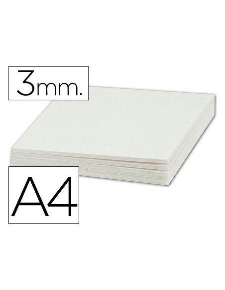 CARTON PLUMA LIDERPAPEL DOBLE CARA DIN A4 ESPESOR 3 MM
