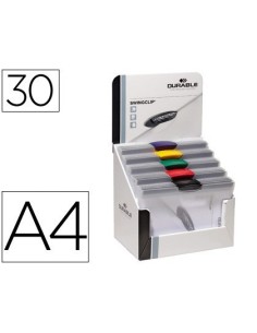 CARPETA SWINGCLIP DOSSIER PINZA LATERAL Y GIRATORIA DIN A4 CAPACIDAD 30H COLORES SURTIDOS