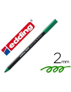 ROTULADOR EDDING PUNTA FIBRA 1300 VERDE PUNTA REDONDA 2 MM
