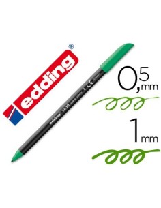 ROTULADOR EDDING PUNTA FIBRA 1200 VERDE N.4 PUNTA REDONDA 0.5 MM