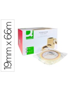 CINTA ADHESIVA Q-CONNECT 66 MT X 19 MM ENCELOFANADA