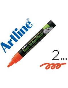 ROTULADOR ARTLINE PIZARRA VERDE NEGRA EPW-4 NA COLOR NARANJA BOLSA DE 4 UNIDADES