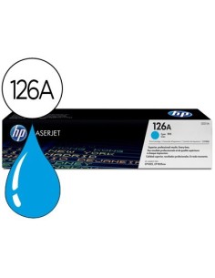 TONER HP LASERJET CP1025 MFP M175A CE311A CIAN -1000 PAG-