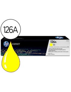 TONER HP LASERJET CP1025 MFP M175A CE312A AMARILLO 1000 PAG