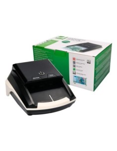 DETECTOR Y CONTADOR Q-CONNECT DE BILLETES FALSOS CON CARGADOR ELECTRICO PUERTO USB ACTUALIZACION DE DIVISAS