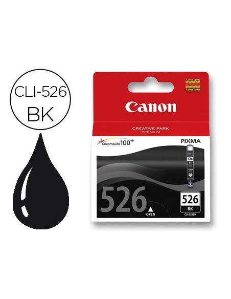 INK-JET CANON CLI-526 BK NEGRO