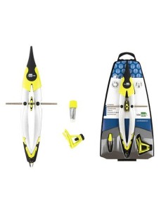 COMPAS LIDERPAPEL ONE CON BIGOTERA ADAPTADOR UNIVERSAL YMINAS COLORES SURTIDOS