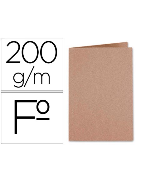 SUBCARPETA LIDERPAPEL FOLIO KRAFT 200G/M2
