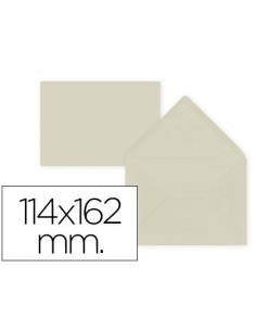 SOBRE LIDERPAPEL C6 BLANCO 114X162 MM 80GR PACK DE 15 UNIDADES