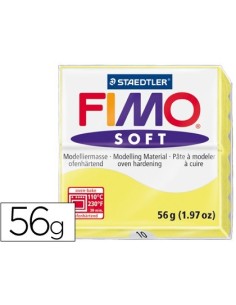 PASTA STAEDTLER FIMO SOFT 57 GR COLOR AMARILLO LIMON