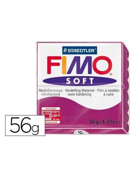 PASTA STAEDTLER FIMO SOFT 57 GR COLOR PURPURA