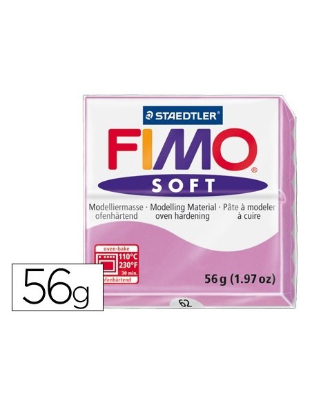 PASTA STAEDTLER FIMO SOFT 57 GR COLOR VIOLETA CLARO