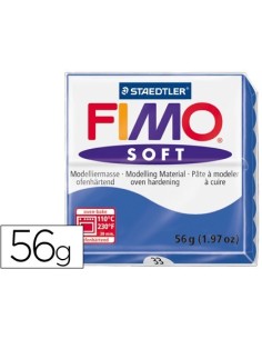 PASTA STAEDTLER FIMO SOFT 57 GR COLOR AZUL BRILLANTE
