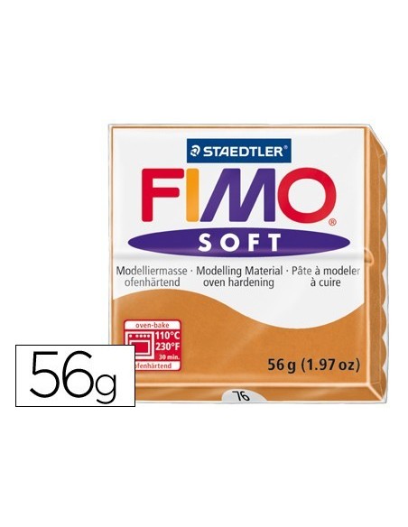 PASTA STAEDTLER FIMO SOFT 57 GR COLOR COGÑAC