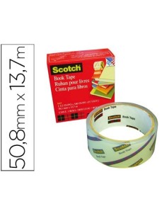 CINTA ADHESIVA SCOTCH 845 BOOK TAPE 13,7 MT X 50,8 MM