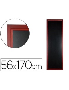 PIZARRA NEGRA LIDERPAPEL MURAL DE MADERA CON SUPERFICIE PARA ROTULADORES TIPO TIZA 56X170CM