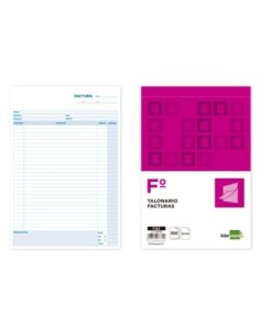TALONARIO LIDERPAPEL FACTURAS FOLIO -CON IVA- 123